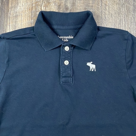 Abercrombie & Fitch Icon Logo Pique Polo Sz 11/12 - Picture 2 of 5